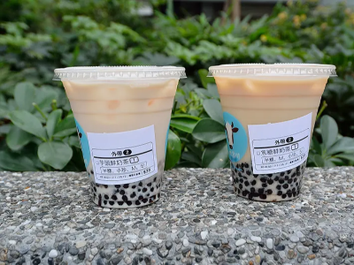 贴在奶茶上的标签是热敏纸吗？